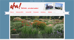 Desktop Screenshot of aha-reisen.de